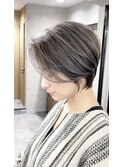 コントラストのあるハイライト&ショートボブ【古賀義大】