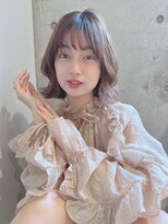 ルービック 梅田茶屋町(Rubik)&nbsp;ニュアンスパーマ/リラックスウェーブ/ミルクティベージュ