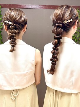 ジェネータ 新横浜店(GENETA) お揃い♪玉ねぎヘア【新横浜/ヘアセット】