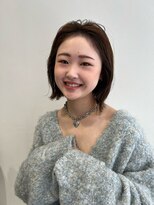 クリーク ノイズ ヘア 大手町店(CLIQUE noise hair)&nbsp;まろブラウン×ショートボブ