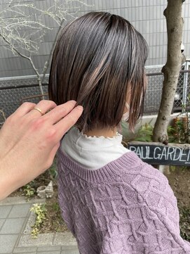アリ 葛西店(ALi) ボブ×ハイライト|葛西縮毛矯正|葛西髪質改善|葛西白髪ぼかし