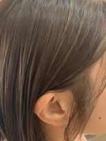 アンヒュッテ(ANHUTTE) 白髪ぼかしハイライト/ミルクチョコレート