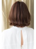 ニュアンスカラーウェットヘアボブパーマ308X上尾20代30代40代