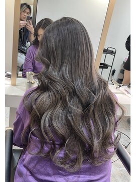 ブレンド 渋谷(BLend) ハイライトカラーマチルダボブインナーグレージュ前髪