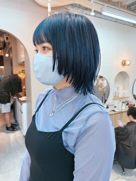 シビバイレボ(CIBI by revo) 地毛風カラー/ナチュラルレイヤーカット/ショートボブ[船橋]