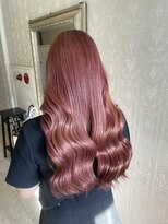 ヘアスタジオ アルス 御池店(hair Studio A.R.S)&nbsp;ピンクベージュカラー韓国風10代20代ハイトーンロング暖色カラー