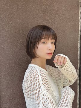 ウィローズ(WILLOW'S) 大人可愛い20代30代40代黒髪前下がりショートボブ丸みショート◎