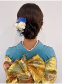 訪問着着付けヘアセット