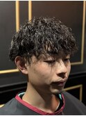 ツイストスパイラル ツーブロック メンズ