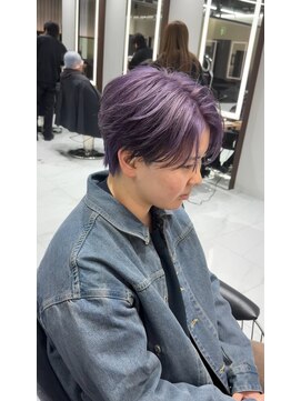 ミユーズシブヤフラッグ(Miyu’s Shibuya Flag) ラベンダーシルバー