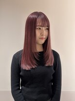 マイル 渋谷(mile)&nbsp;チェリーピンク×ナチュラルフェイスレイヤー