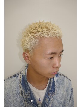 メリケンバーバーショップ トーキョー(MERICAN BARBERSHOP TYO) メンズカットアップバングスパイキーショート(ヌマタユウト)63