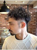 【大村指名】メンズカットツイスパシャドウパーマ