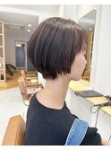 グラデーションボブ/ショートカット/襟足スッキリ/大倉山ボブ