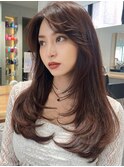 【MINX】似合わせフェミニンロングレイヤー_銀座/髪質改善