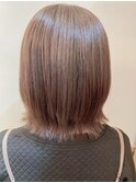 透明感◎切りっぱなしそとはねアッシュボブ