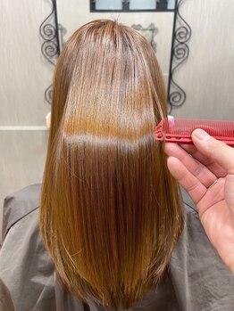 ルートヘア 藤沢店の写真/［藤沢] 40代からのクセの悩みはお任せ！縮毛矯正&カット￥7000【髪質改善！酸性ストレートTr￥12000】