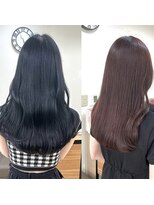 アミート(ameet)&nbsp;ブルーブラック×ピンクブラウン