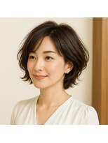 スープレックス ヘアーデザイン(SOUPREX HAIR DESIGN)&nbsp;エレガントショートボブ　20代 30代 40代 50代 60代 髪質改善