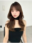 似合わせカットアッシュベージュ透明感艶感カラー
