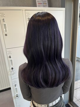 セブンルックス モカ 宇都宮鶴田店(7LOOKS mocha) アンブレラカラー×ブルーバイオレット