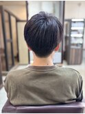 軽さと重みを調整/メンズボブスタイル