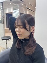 ロンドシエル 横浜(Lond ciel)&nbsp;オリーブグレー/レイヤーカット/黒髪/マロンベージュ/横浜