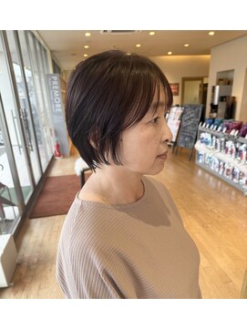シンク 豊中店(sync) ショートカット/顔まわりカット/艶カラー