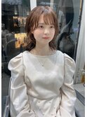 【癖を活かした外ハネヘア】