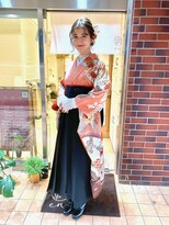 媛(en)&nbsp;卒業式★袴ヘアー
