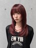 [平日限定]レイヤーカット＋透明感カラー＋艶TR ￥8900