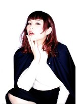 ヘアーサロン 6(hair salon)&nbsp;”オンザ眉”　V字BANG　ボルードーカラー