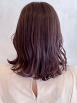 アイティー バイ アルバム 中野店(IT by ALBUM)&nbsp;ピンクパープル_ローライトスリークボブ厚めバング_ba286461