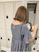 CAF FUKO/キャラメルベージュカラー/ボブ/大阪/心斎橋