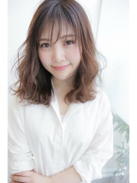 ヘアストーリー リズム(hair story r ism) 愛され系ゆるふわウェーブと、シースルー♪