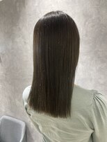 フレームプラス 御堂筋難波店(FRAME +)&nbsp;【FRAME+】透明感アッシュグリーン