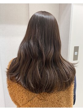 ラボヌールヘアーレーヴ 池袋店(La Bonheur hair reve) ゆる巻きマロンカラー／佐野