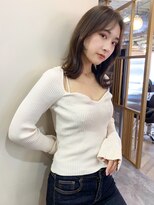 シエルバイアフロート(ciel by afloat)&nbsp;〇くびれヘア ブリーチなし 透明感カラー グレージュ