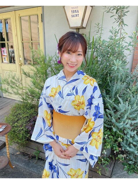 :*+.浴衣着付け×ヘアアレンジ.:+