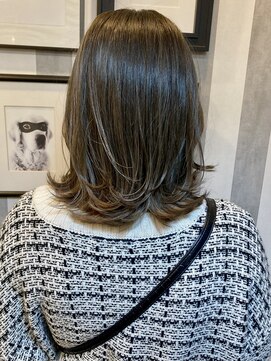 フィアート ヘアドレッシング サロン(Fiato Hairdressing Salon) 外ハネミディアム