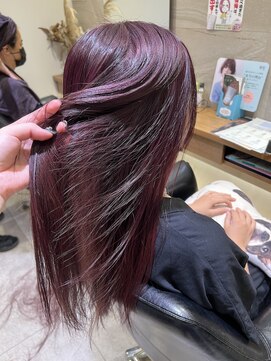 シェル 国分寺(shell) ピンクカラー/ピンクバイオレット/ブリーチカラー/大人かわいい