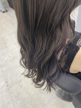 アオアクア バイ グルグル 小岩店(ao akua by GULGUL) ○パープルインナーカラー○