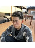 メッシュツイスパスキンフェード<松江><理容室><メンズ美容室>