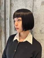アース 高円寺店(HAIR & MAKE EARTH)&nbsp;オン眉ミニボブ♪  【@mppp_32485】