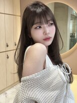 グロー 大宮(GLROW)&nbsp;似合わせカットメルティカラーフェミニンロングマロンベージュ