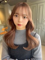 カシュカシュ 表参道(cache cache) 韓国ヘアレイヤーカットハッシュカット顔周りロングレイヤー