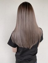 ヘアースタジオ ゼン カロン(Hair studio Zen kalon)&nbsp;白髪ぼかしハイライト脱白髪染めシャンパンベージュ30代40代50代