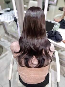 ユーフォリア 渋谷グランデ(Euphoria SHIBUYA GRANDE) ラベンダーカラー　ラベンダーブラウン　ゆる巻き