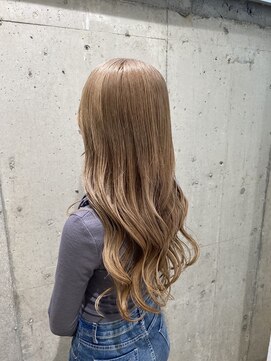 リムヘアーズボウグループ(Rim hairs BEAU group) 滋賀/守山/ロング/ミルクティーベージュ