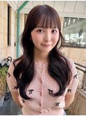 くびれヘア/前髪レイヤーカット/顔まわりレイヤー/おくれ毛